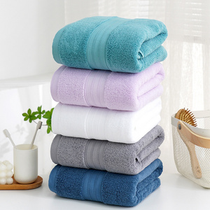 Embroidery Jacquard Custom 100% Cotton Bath Towels Set Home Beauty Salon Hotel Face Hand Bathroom Towel Set for Hotel