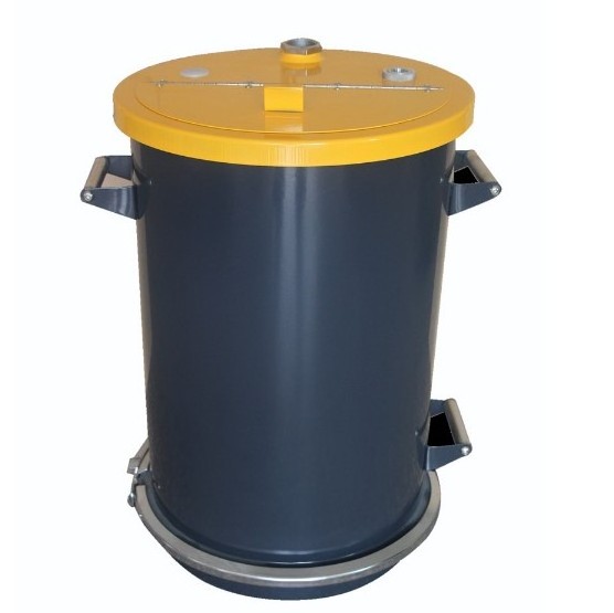 Electrostatic Powder Coating Fluidizing Powder Hopper Container for Coating Machine