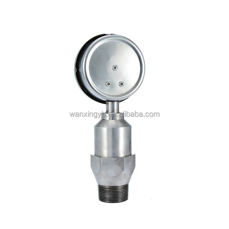 High quality all stainless steel oil filled diaphragm pressure gauge for petroleum machinery