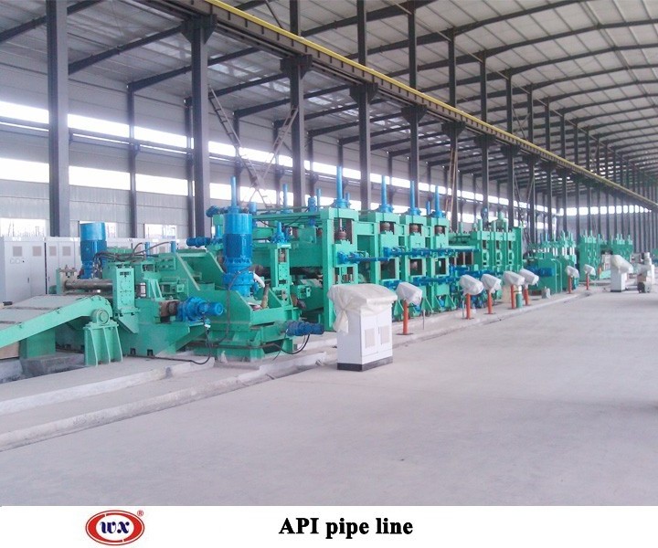 Carbon steel pipe mill production line of ERW