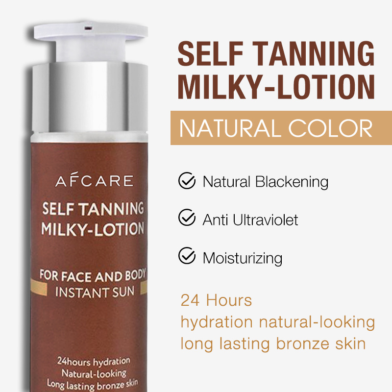 Fake Tanner Cream Smooth Streaks Self-tan Bronzage Moisturizing Tanning Cream Private Label