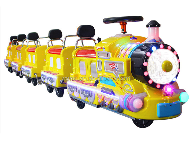 Amusement Park Rides Electric Mini Tourist Train / Mall Train / Used Trackless