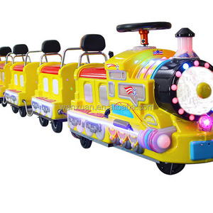 Amusement Park Rides Electric Mini Tourist Train / Mall Train / Used Trackless