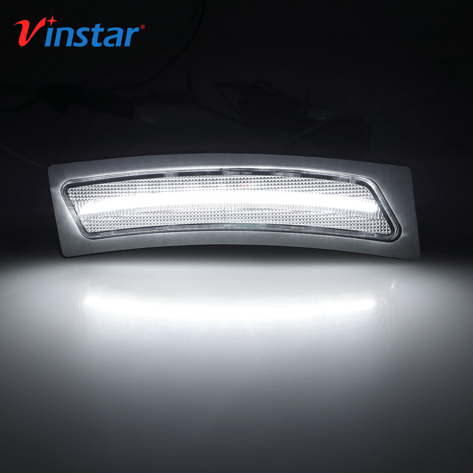 Tuning Light Clear Lens White LED Front Reflector  High Bright  LED Front Bumper Light for BMW for 3 Series for 4 Series