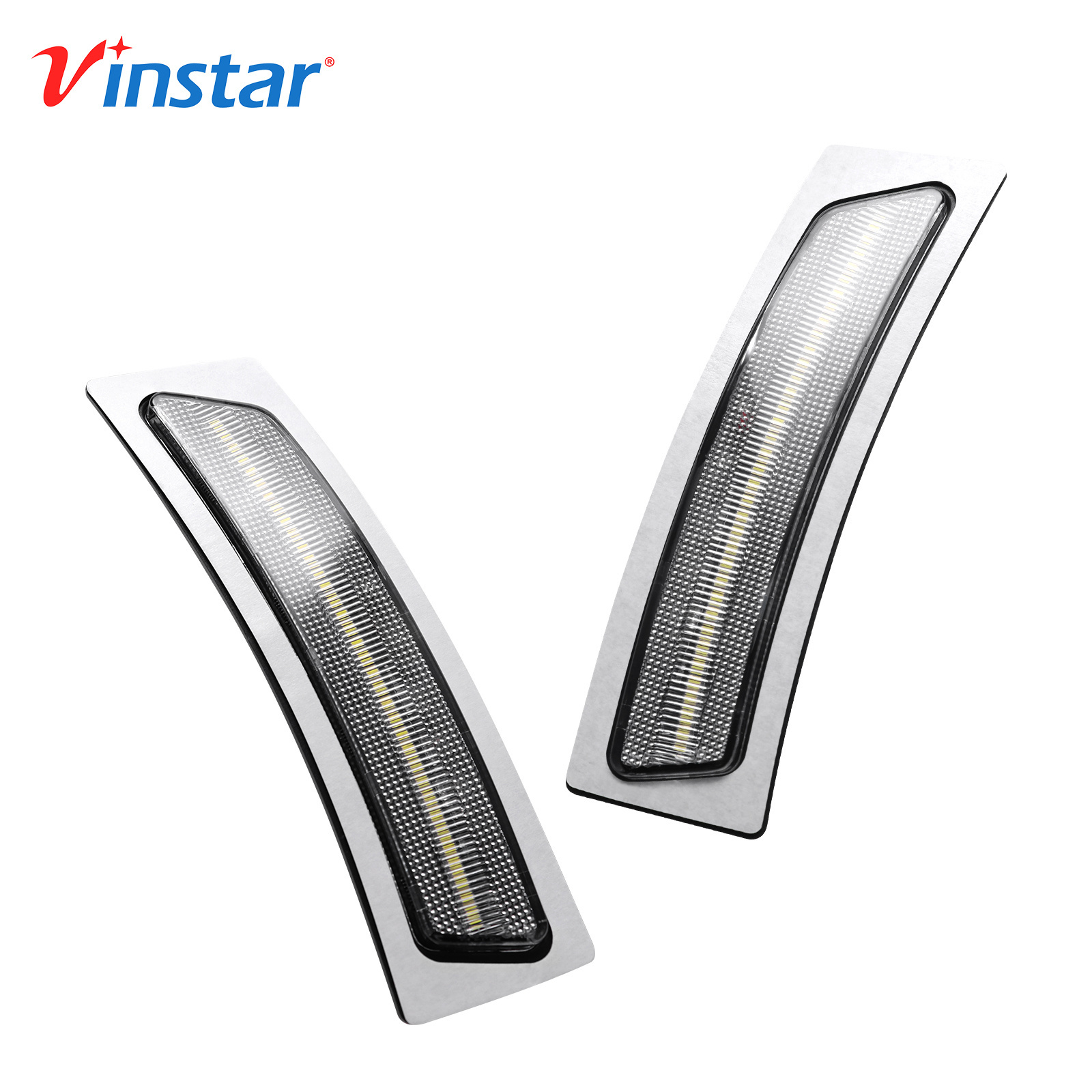 Tuning Light Clear Lens White LED Front Reflector  High Bright  LED Front Bumper Light for BMW for 3 Series for 4 Series