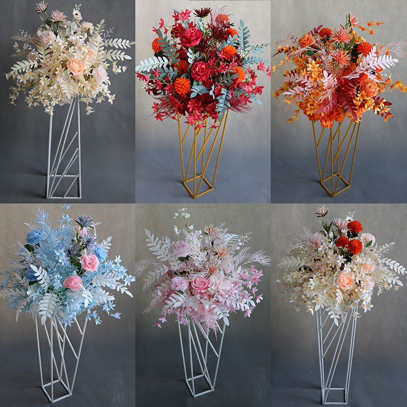 Modern Design Metal Centerpiece Stands Wedding Flower Stand Centerpiece Wedding Metal Centerpiece