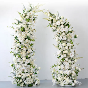 Wedding Arch Flowers White Centerpiece Flower  Artificial Flower For Wedding Wall Decoration