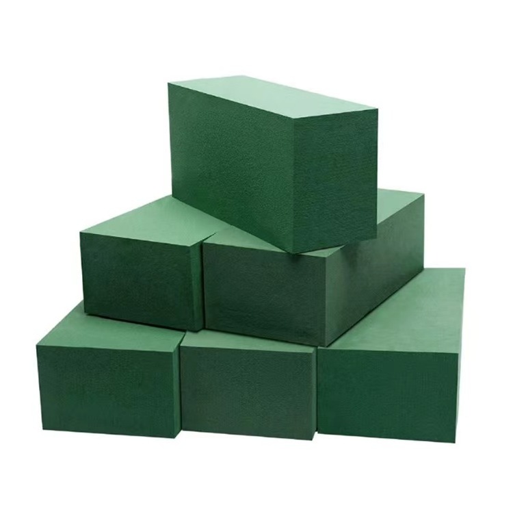 Factory Direct Wet Flower Foam Tiles Flower Clay Fixing Foam Foam Blocks For Flower Arrangement Fixing