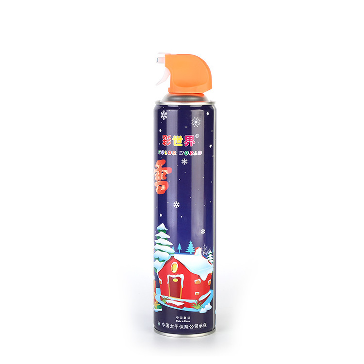 Eco-Friendly party foam snow spray for window Colored Melt flake Artificial Snow foam Spray Snow