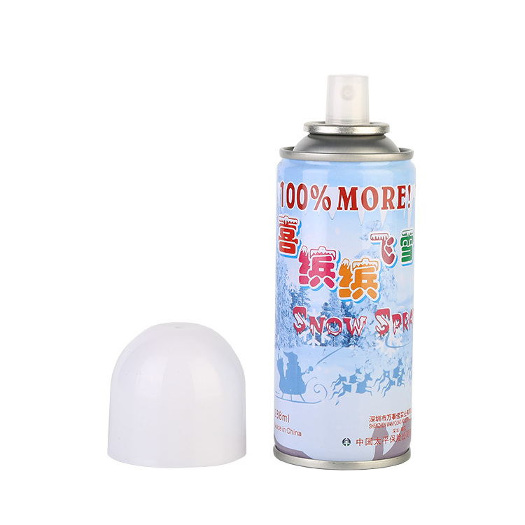 Hot sale birthday celebration spray snow props party snowflake decoration party foam snow spray Christmas spray snow