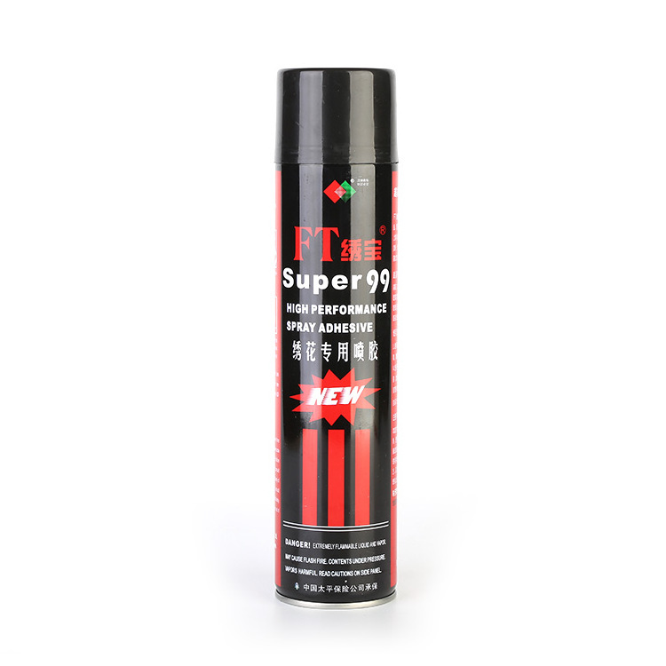 Customized environmental aerosol spray adhesive portable multi purpose spray adhesive for fabric