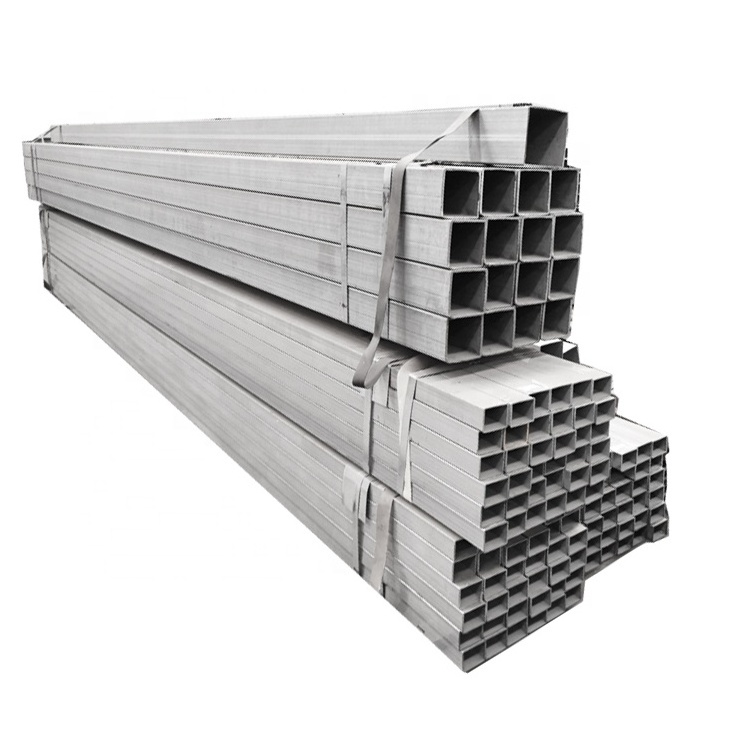 Ms rectangular hollow gi pipe galvanized steel tube gi square tubing bs 60 Galvanized square steel pipe tube in stock