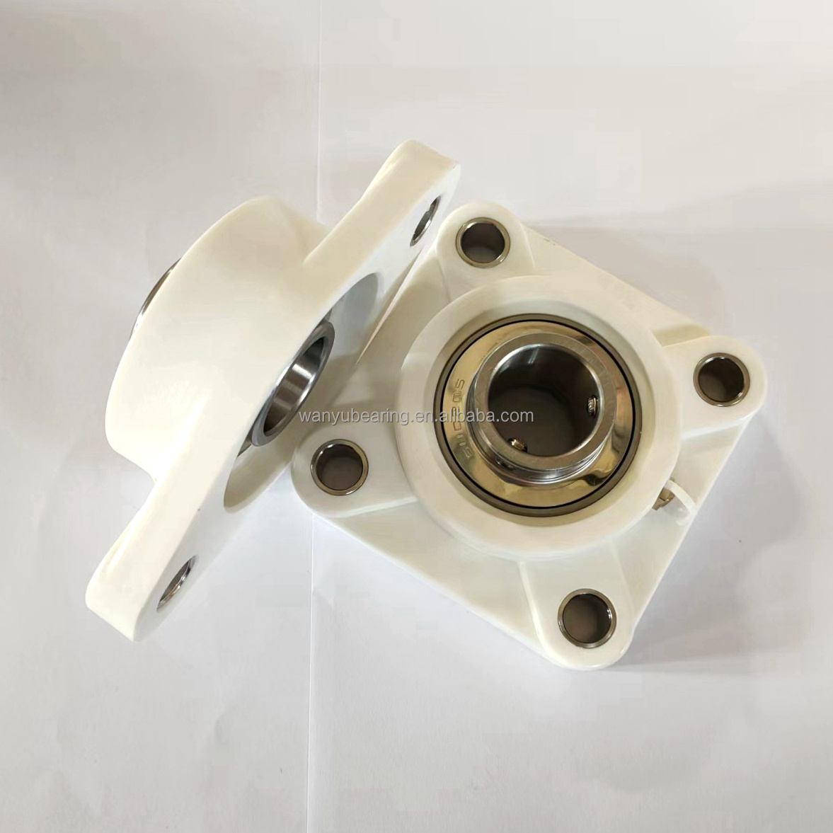 Stainless Steel Pillow Block Bearing SUCF205 Four-Blot Flange Plastic Housing Price List