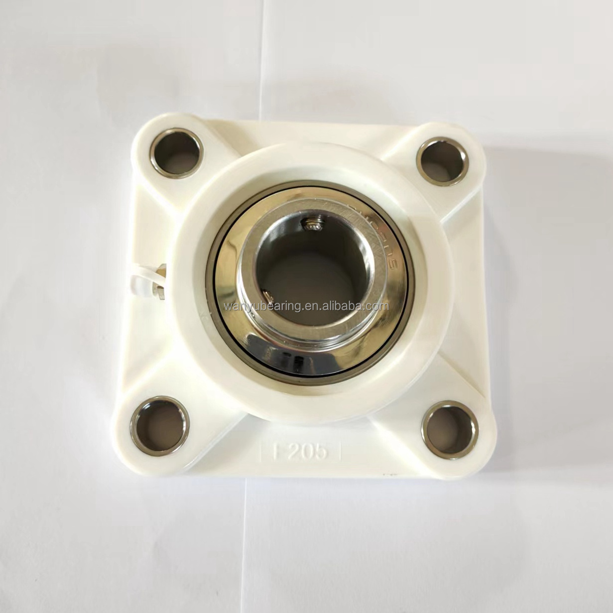 Stainless Steel Pillow Block Bearing SUCF205 Four-Blot Flange Plastic Housing Price List