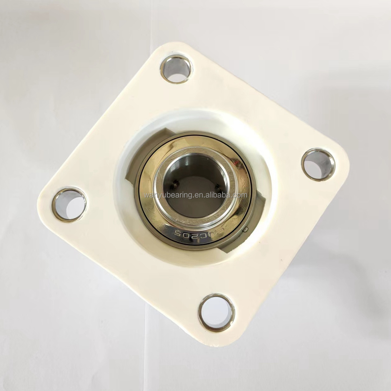 Stainless Steel Pillow Block Bearing SUCF205 Four-Blot Flange Plastic Housing Price List