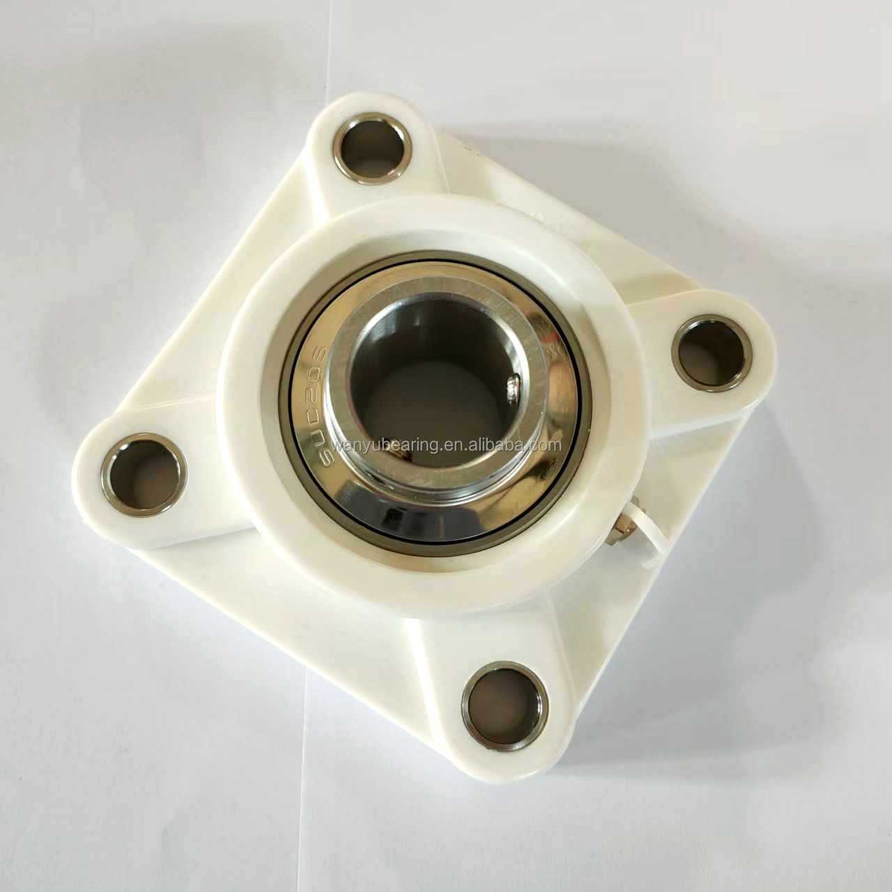 Stainless Steel Pillow Block Bearing SUCF205 Four-Blot Flange Plastic Housing Price List