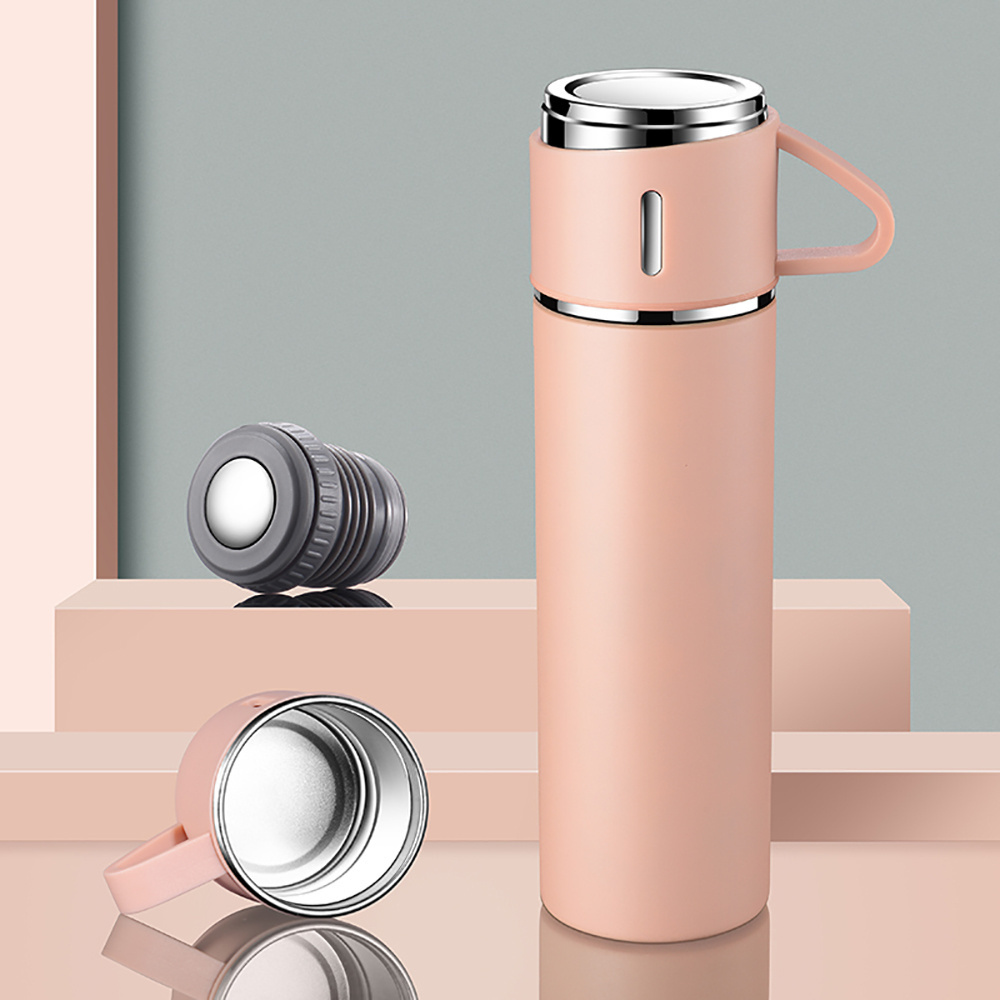 wanyueji Factory Corporate Business Stainless Steel Vacuum Flask  Mug Gift Set 1l water bottle cup unique water bottle