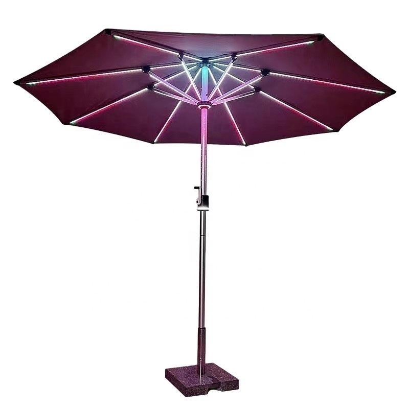 Outdoor courtyard umbrella Outdoor villa garden Rome special waterflood sand base weight 160 pounds umbrella seat umbrella foot