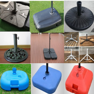 Outdoor courtyard umbrella Outdoor villa garden Rome special waterflood sand base weight 160 pounds umbrella seat umbrella foot