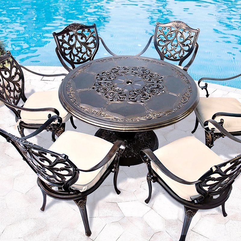 High Quality Die Cast Aluminum Outdoor Patio Furniture Set