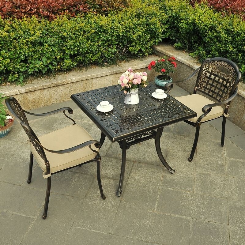 China wholesale cast aluminum outdoor furniture chair