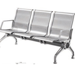 Three persons Metal hospital stainless steel waiting chairs Row seats Public seats waiting chairs Airport chairs