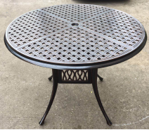 Outdoor courtyard barbecue table and chair combination European Outdoor Garden Leisure carbon barbecue table rack household BBQ