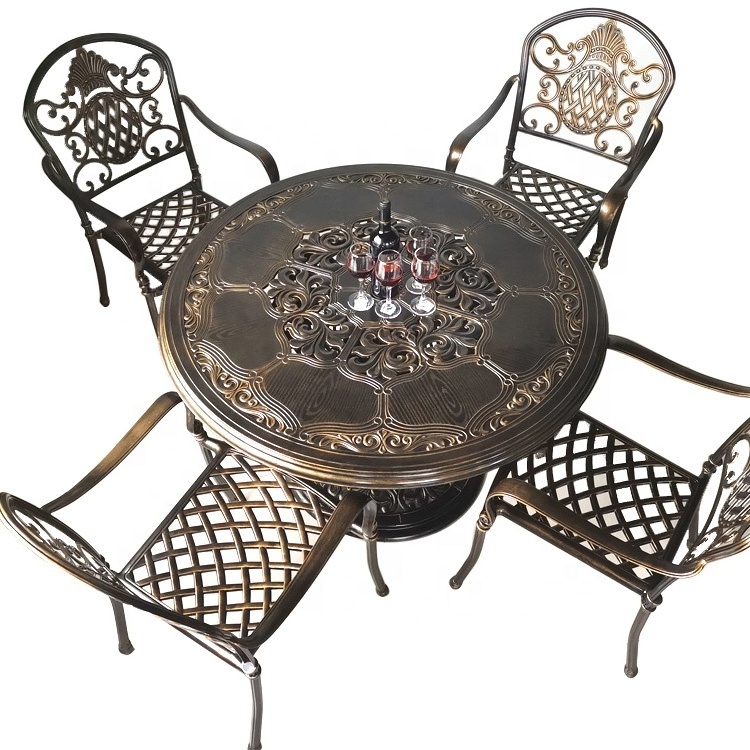 High Quality Die Cast Aluminum Outdoor Patio Furniture Set