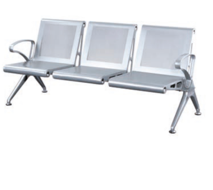 Three persons Metal hospital stainless steel waiting chairs Row seats Public seats waiting chairs Airport chairs