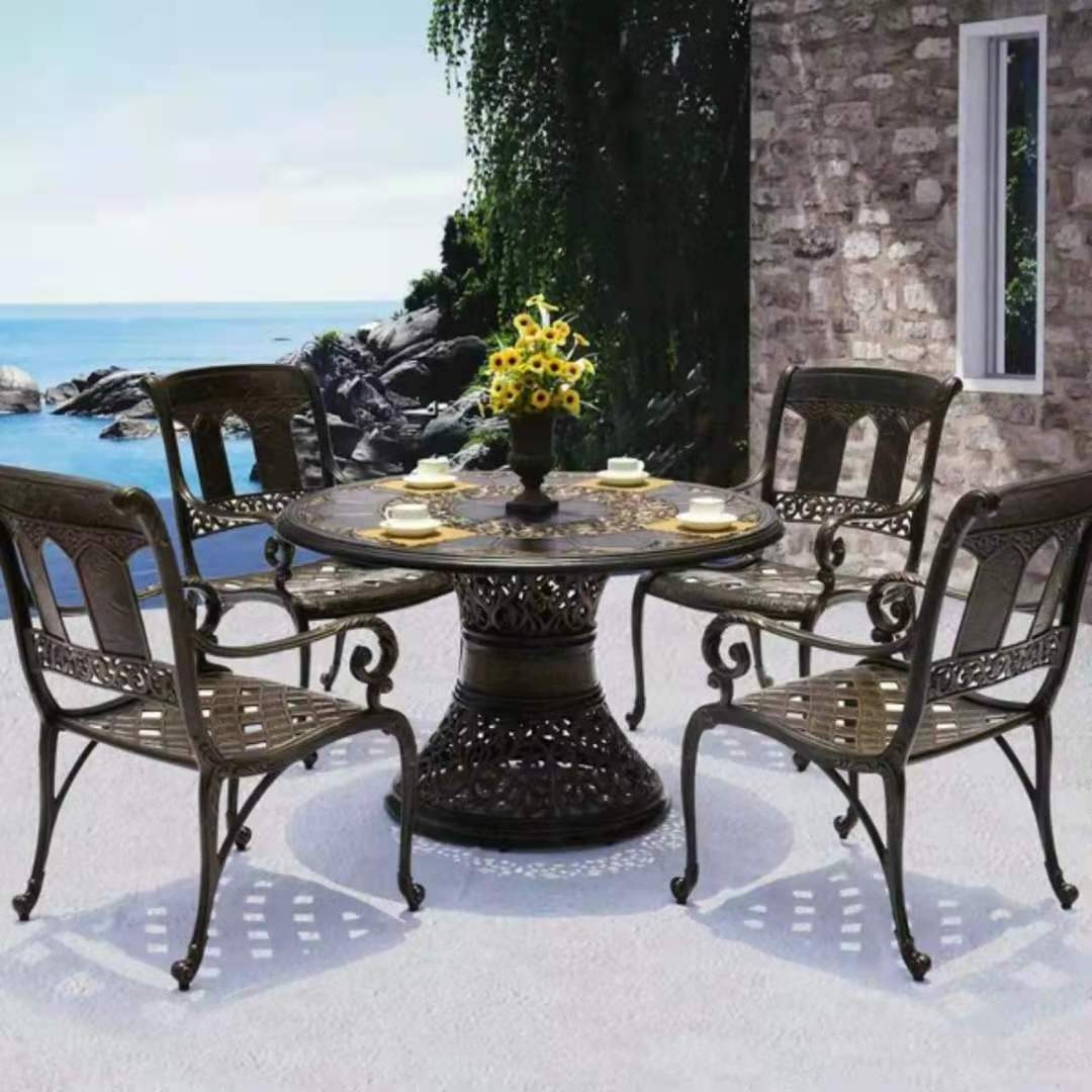 High Quality Die Cast Aluminum Outdoor Patio Furniture Set