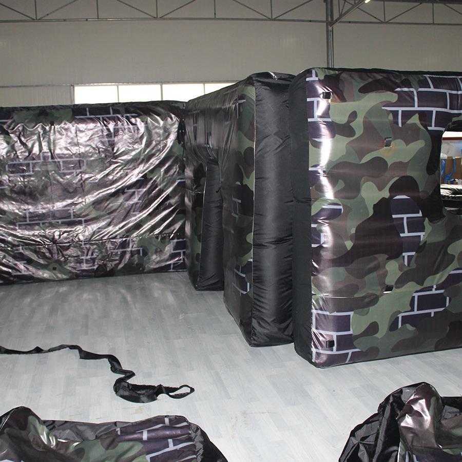 High Quality Inflatable CS Bunker Wall Inflatable Paintball Games For Sale Inflatable structure game