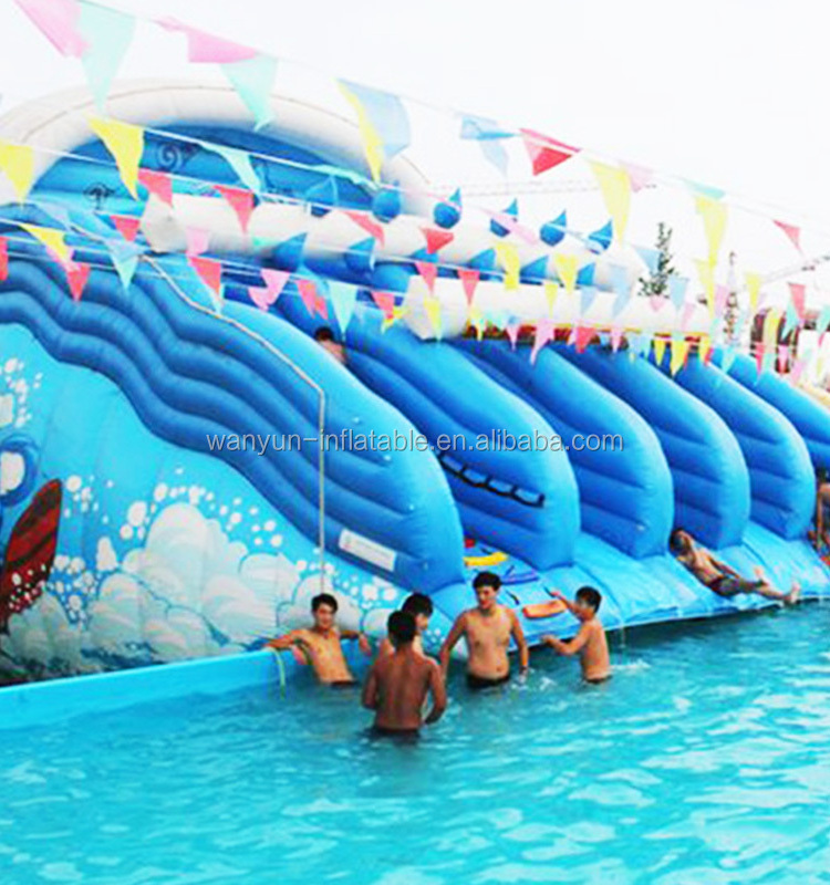 2018 Popular inflatable water slide for adult and kids,water park inflatable slides