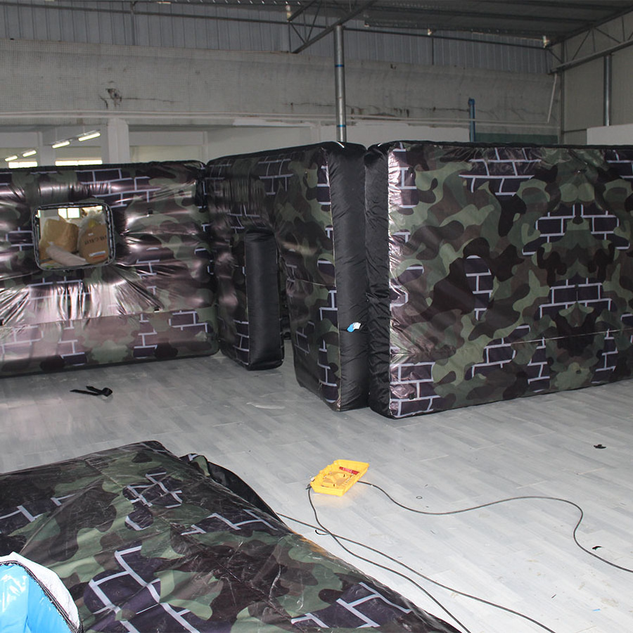 High Quality Inflatable CS Bunker Wall Inflatable Paintball Games For Sale Inflatable structure game