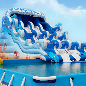 2018 Popular inflatable water slide for adult and kids,water park inflatable slides