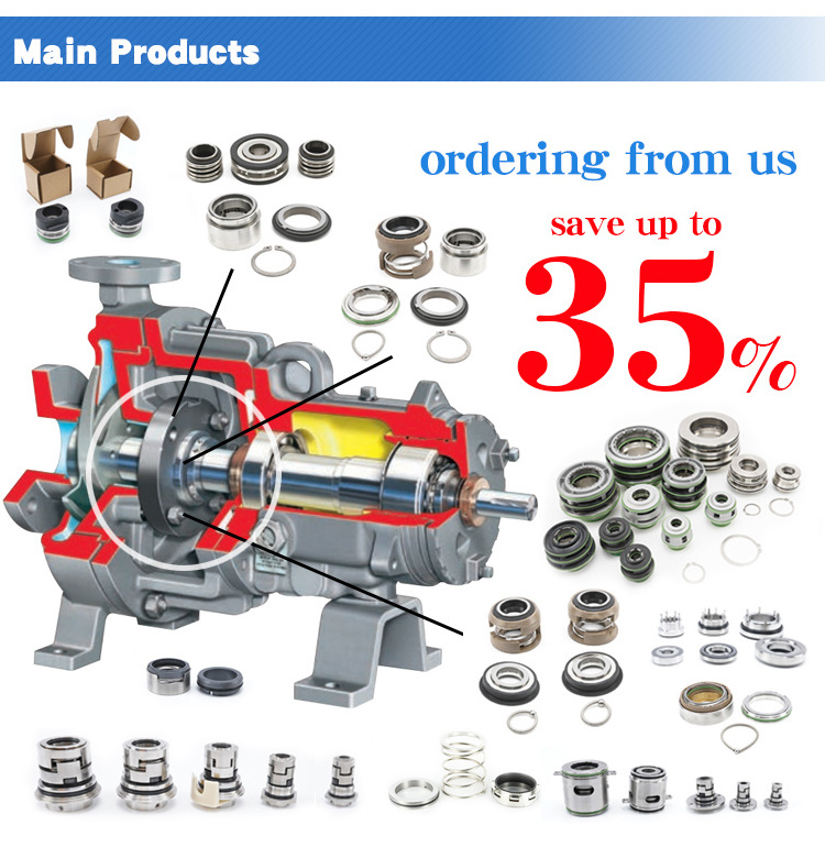 Shaft Seal HJ92N With O Ring Pusher Mechanical Seal