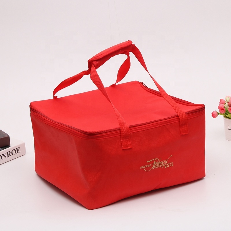 Made In China Customizable Thermal Lunch Tote Insulated Cooler Box For Delivery Food Pizza