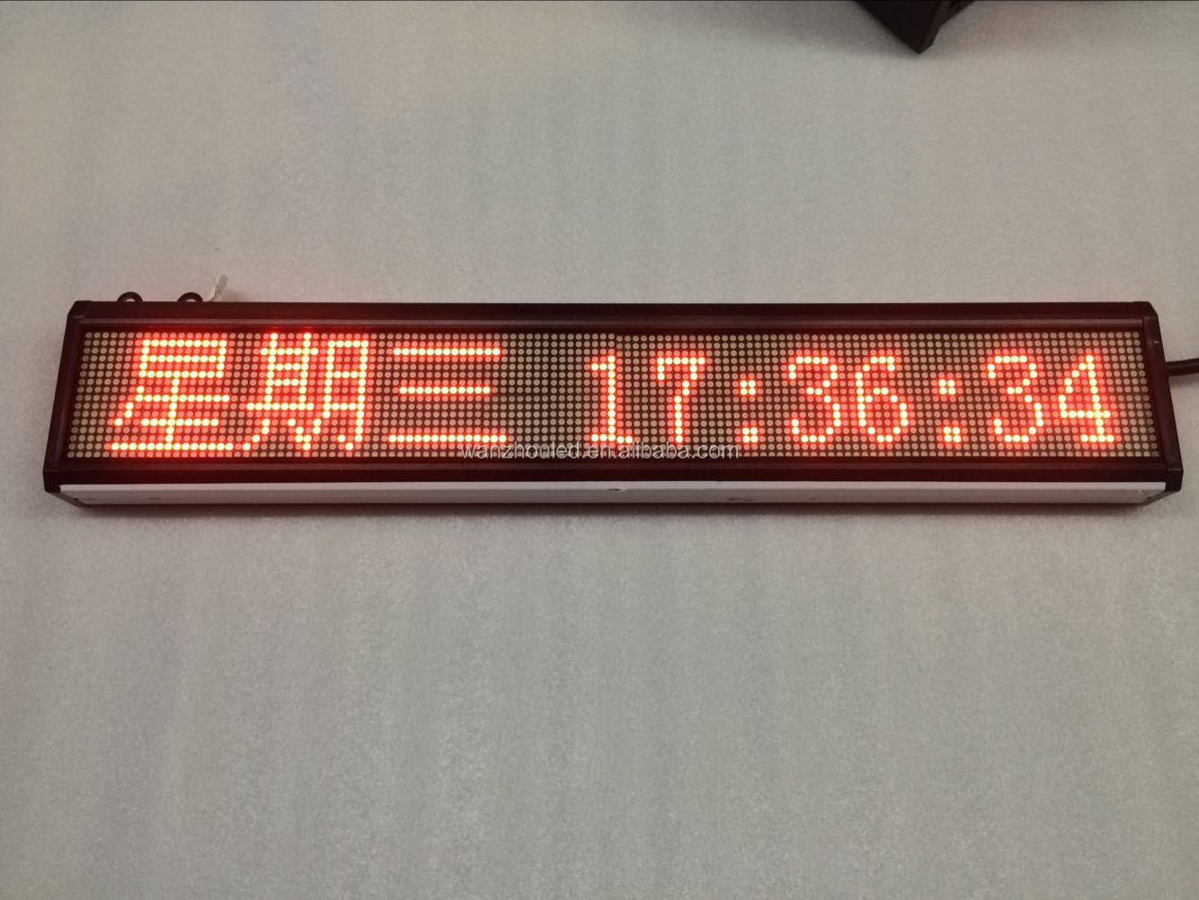 Messages outdoor led moving message display sign programmable led moving signs single color LED programmable sign display board