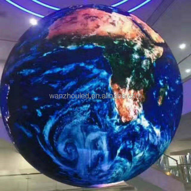 HD Full Color Led Ball display p4 p5 p6 Indoor Globe LED display indoor Sphere Screen Sign Boards 360 Degree Video advertisement