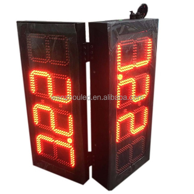 outdoor 6 inches led time and temperature signs/display/panel/board