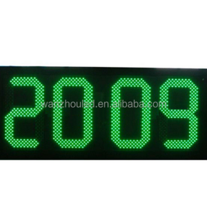 outdoor 6 inches led time and temperature signs/display/panel/board