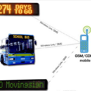 Bus LED Display Front Rear Side Internal Message Screen Wireless Control 12V P10 P8.2 P13.4  Route Destination Board Amber Sign