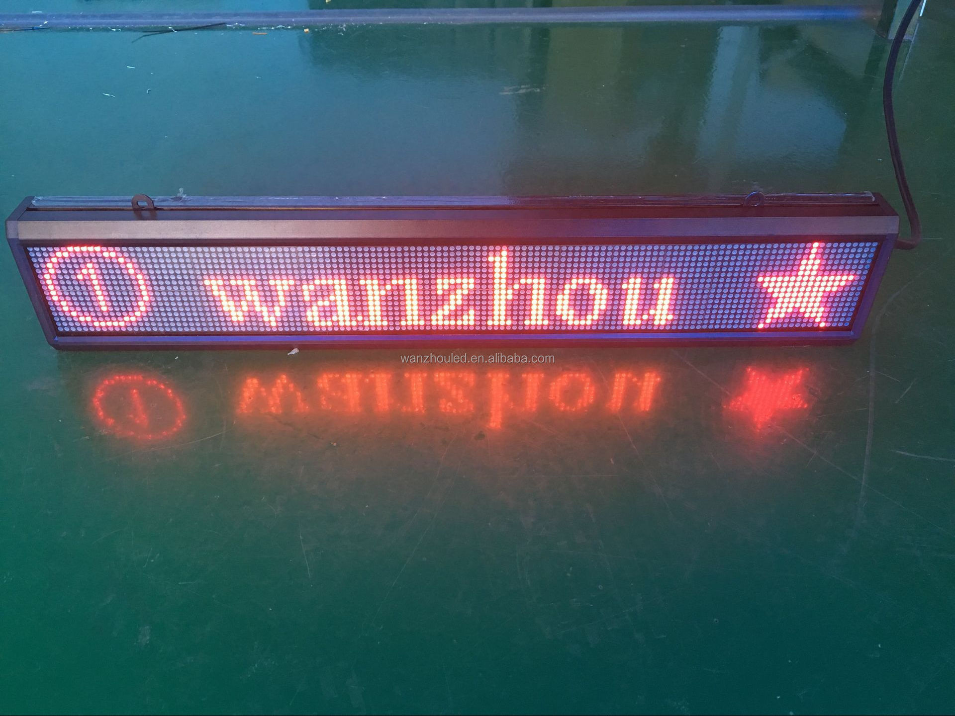 Messages outdoor led moving message display sign programmable led moving signs single color LED programmable sign display board