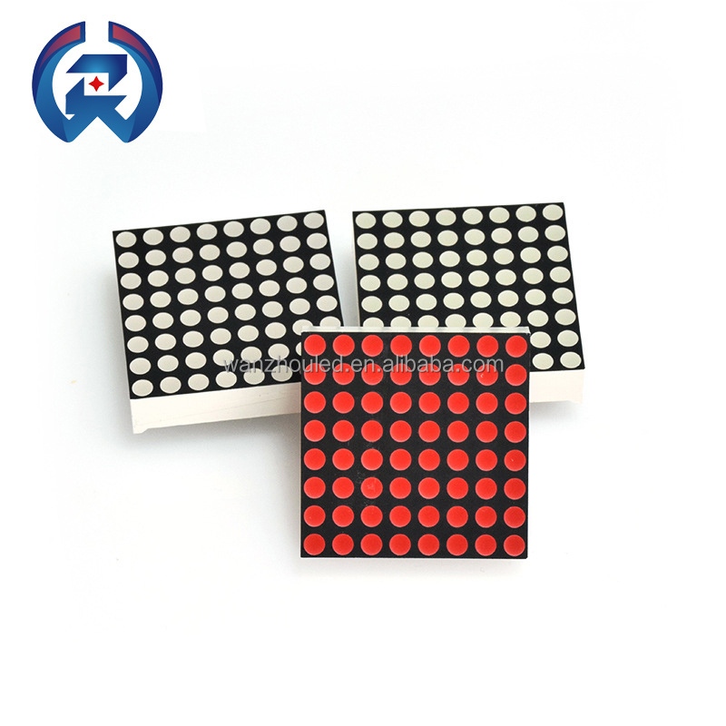 2.3 Inches 8 x 8 White Dot-matrix LED Display, White LED Display