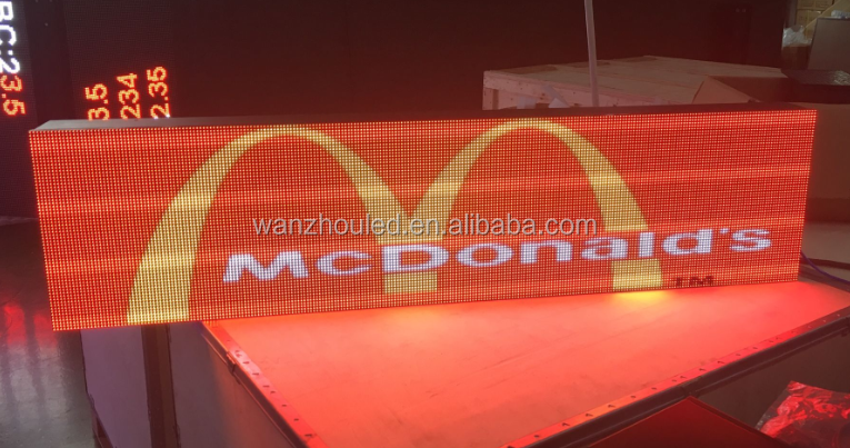 Messages outdoor led moving message display sign programmable led moving signs single color LED programmable sign display board