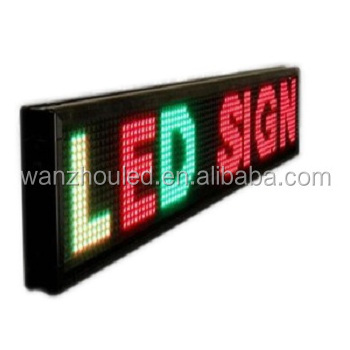 Messages outdoor led moving message display sign programmable led moving signs single color LED programmable sign display board