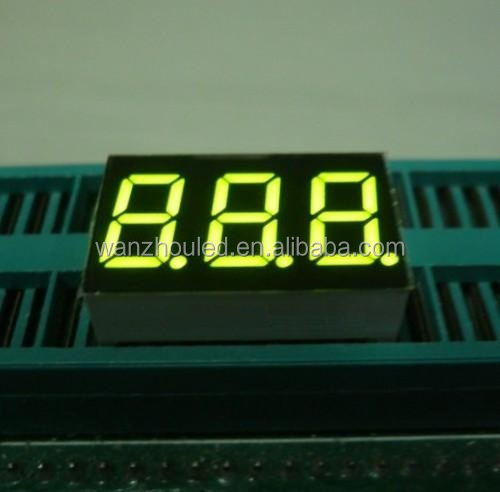 0.8 Inch Super Red Triple Digits 7 Segment LED Digital Display, OEM/ODM Orders are Welcome