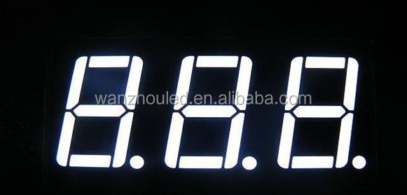 0.8 Inch Super Red Triple Digits 7 Segment LED Digital Display, OEM/ODM Orders are Welcome