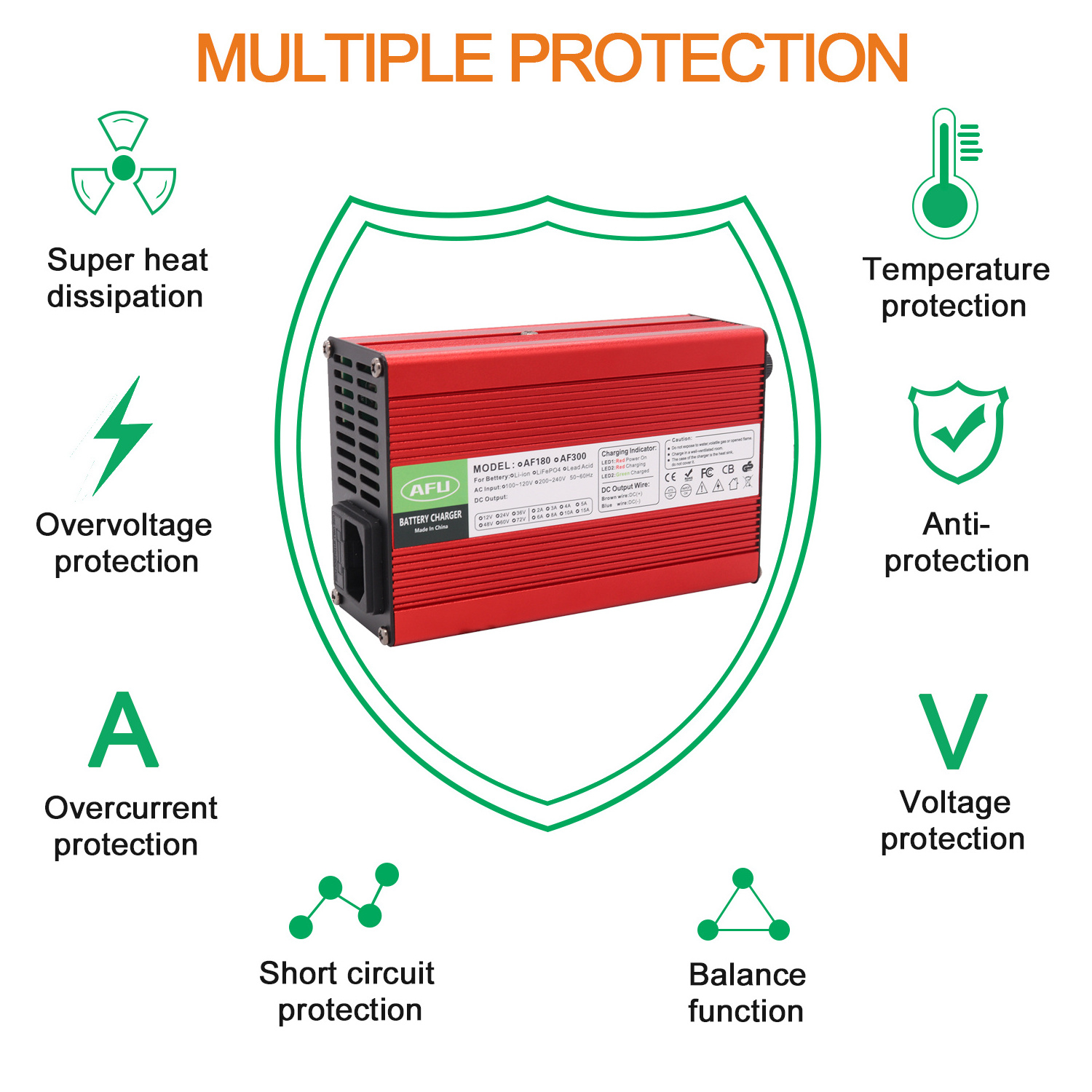 Top Trending Products 16.8V 10A Lithium Battery Charger For 4S 14.8V Lithium Battery 12 v electric scooter battery charger