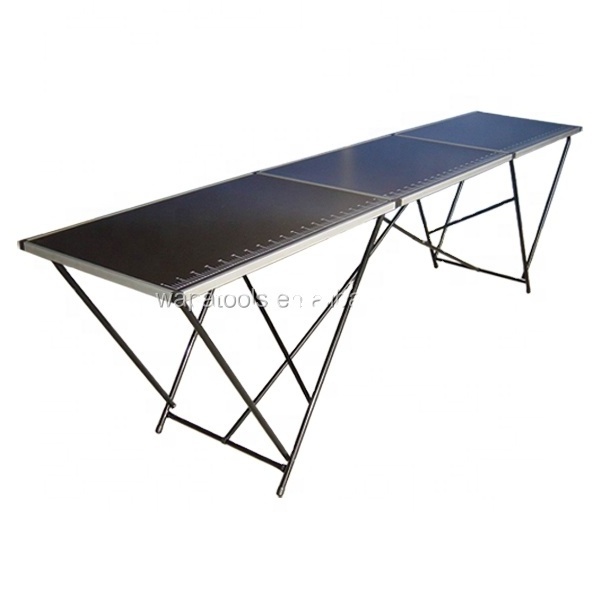 3m folding long table for cutting  and pasting wallpaper work