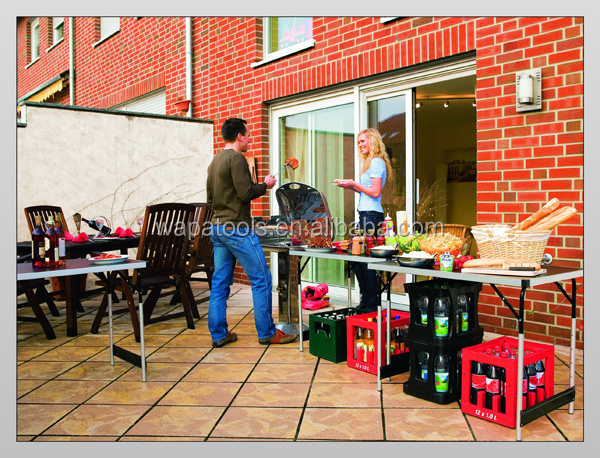 Professional aluminum wallpaper folding cutting and pasting outdoor table